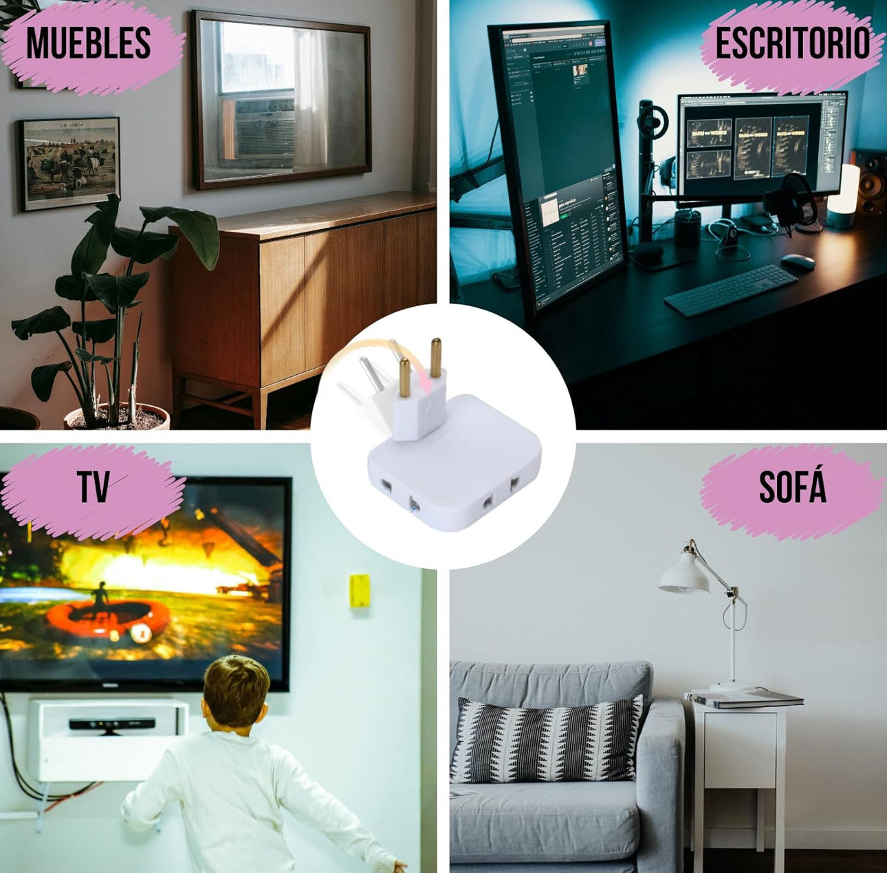 Enchufe Múltiple Plano - EasyLink™